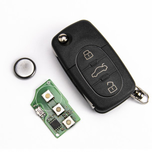 Seat Remote Flip Car Key 1J0959753B with Electronics