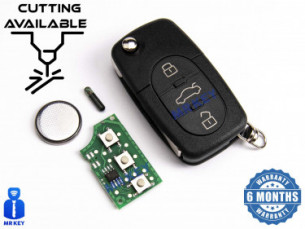 Cheie de mașină cu telecomandă Audi 4D0837231A cu electronică