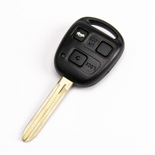 Funk Schlüssel 433Mhz mit 3 Tasten und Elektronik für Toyota