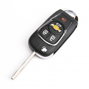 Chevrolet Schlüssel Umbausatz mit 4 Tasten