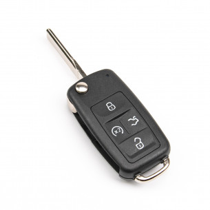 Flip Key Shell For VW With 4 Buttons