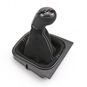 Alcantara Leather Gear Knob Shift Boot For VW