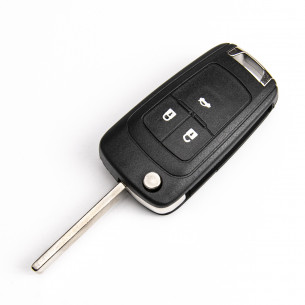 Chevrolet Flip Key Cover With 3 Buttons