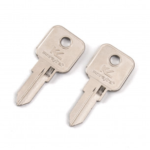 2x Spare key for MLM Locks Office Furniture Cylinders Codes 7001-7499