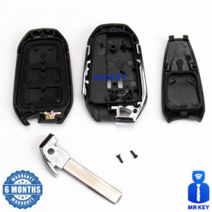 Peugeot Remote Key Cover With 3 Buttons