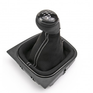 Alcantara Leather Gear Knob Shift Boot For VW