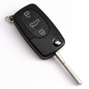 Audi Remote Flip Car Key 4D0837231A / 4D0837231N with Electronics