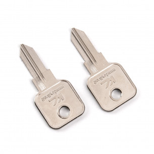 2x Spare key for MLM Locks Office Furniture Cylinders Codes 7001-7499