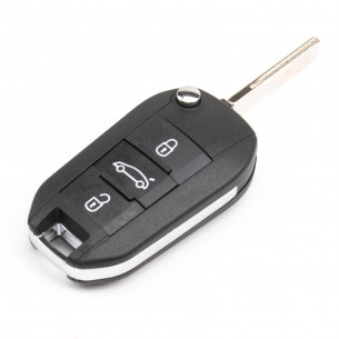 Car Key Shell With 3 Buttons for Peugeot / Citroen