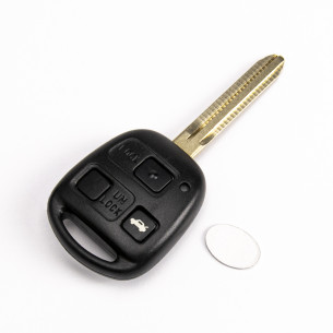 Remote Key with Electronics and 3 Buttons 433MHZ for Toyota