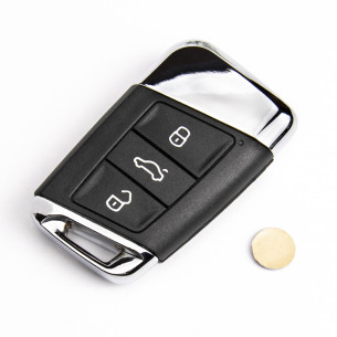 Key Cover With 3 Buttons for VW