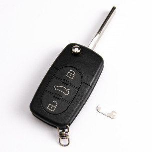 Audi Remote Flip Car Key 4D0837231A / 4D0837231N with Electronics