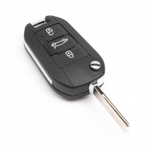 Car Key Shell With 3 Buttons for Peugeot / Citroen