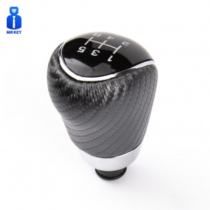 Carbon Leather Gear Shift Stick Knob 5-Speed For Ford