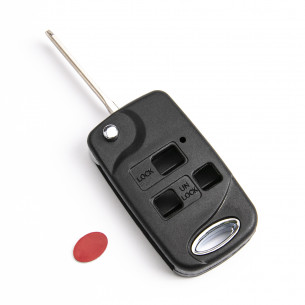 Key Conversion Kit With 3 Buttons for Toyota