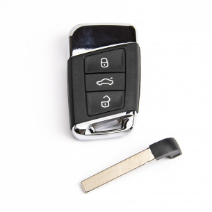 Key Cover With 3 Buttons for VW