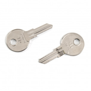 2x Spare key for Various Truck Locks Garage Doors Furniture Letterbox