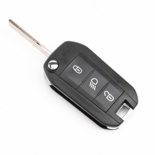 Car Key Shell With 3 Buttons for Peugeot / Citroen