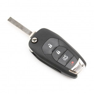 Flip Key Cover With 4 Buttons for Chevrolet