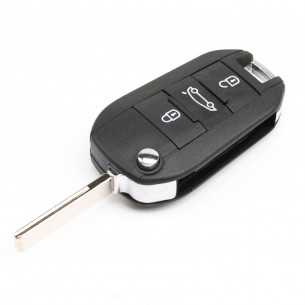 Car Key Shell With 3 Buttons for Peugeot / Citroen