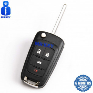 Chevrolet Flip Key Case With 4 Buttons