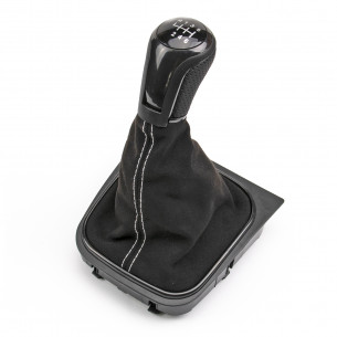 Alcantara Leather Gear Knob Shift Boot For VW