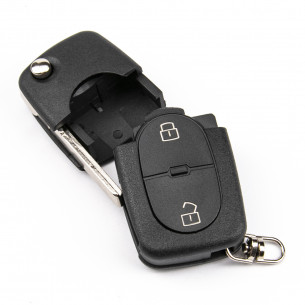 Audi Remote Flip Car Key 4D0837231R With Electronics