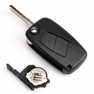 Fiat Flip Car Key 433Mhz With 2 Buttons And Electronics