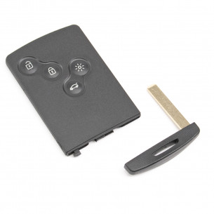 Key Smart Card 433Mhz with 4 Buttons for Renault