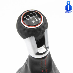 Gear Shift Stick Knob with Boot 6-Speed LHD For VW