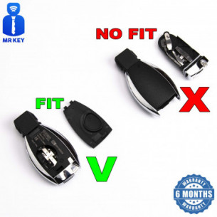 Mercedes Remote Key Housing With 2 Buttons