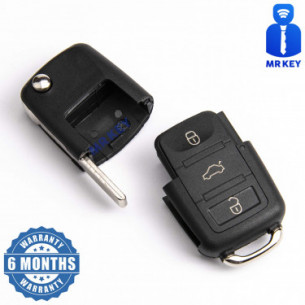 Cheie cu telecomandă 1K0959753G cu electronică pentru VW / Seat / Skoda