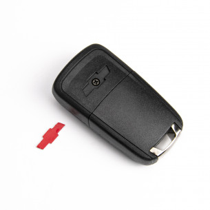 Chevrolet Flip Key Cover With 3 Buttons