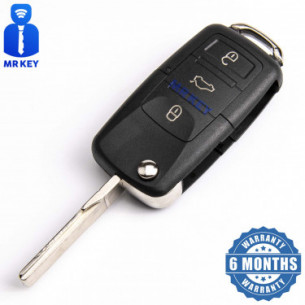 VW Seat Remote Flip Key 1K0959753G with Electronics
