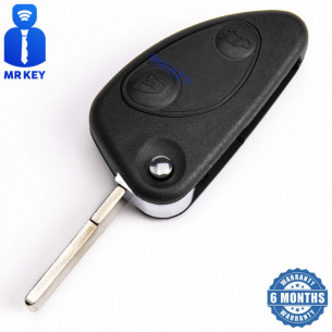 Alfa Romeo Flip Key Cover With 2 Buttons
