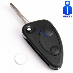 Alfa Romeo Flip Key Cover With 2 Buttons