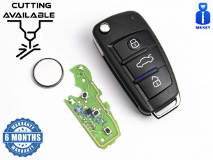 Audi Flip Car Key 8P0837220D With Electronics