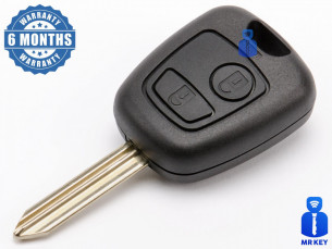 Citroen Car Key Shell With 2 Buttons