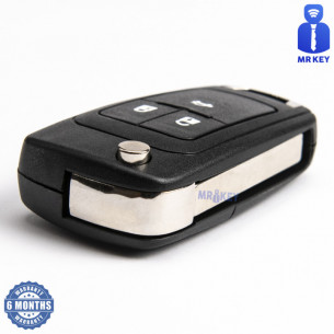 Chevrolet Flip Key Cover With 3 Buttons