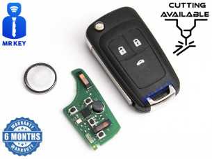Chevrolet Remote Key 433Mhz with 3 Buttons