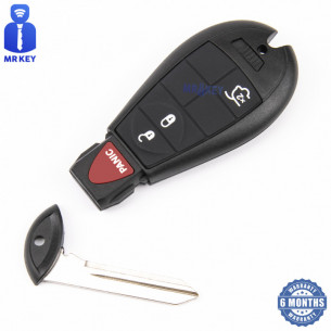 Cheie cu telecomandă 3714555J60 cu electronică pentru Chrysler/ Dodge