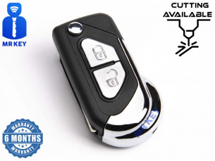 Citroen Flip Key Case With 2 Buttons