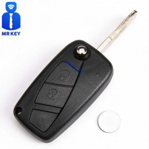 Fiat Flip Car Key 433Mhz With 2 Buttons And Electronics