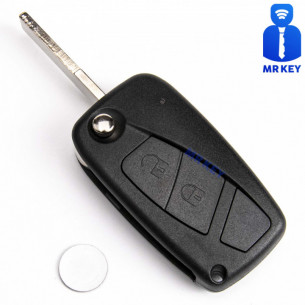 Fiat Flip Car Key 433Mhz With 2 Buttons And Electronics