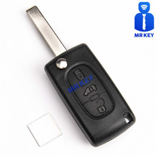 Flip Key Cover With 3 Buttons for Fiat Citroen Peugeot