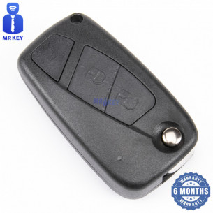 Fiat Flip Key Housing With 2 Buttons