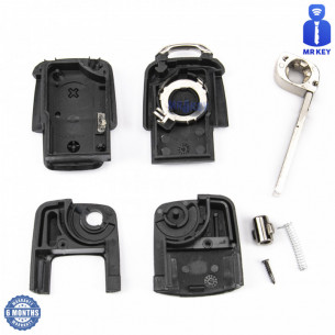 Flip Key Case For VW With 2 Buttons