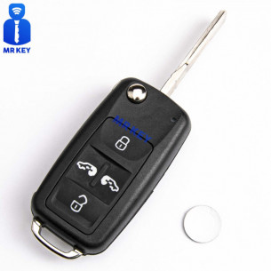 Flip Key Cover VW With 4 Buttons