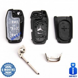 Ford Flip Key Cover With 3 Buttons