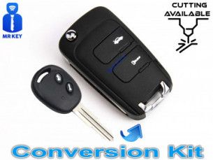 Cle Coque kit de conversion pour Chevrolet avec 2 boutons